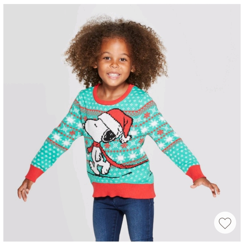 Peanuts Snoopy Holiday Sweater 12M NWT